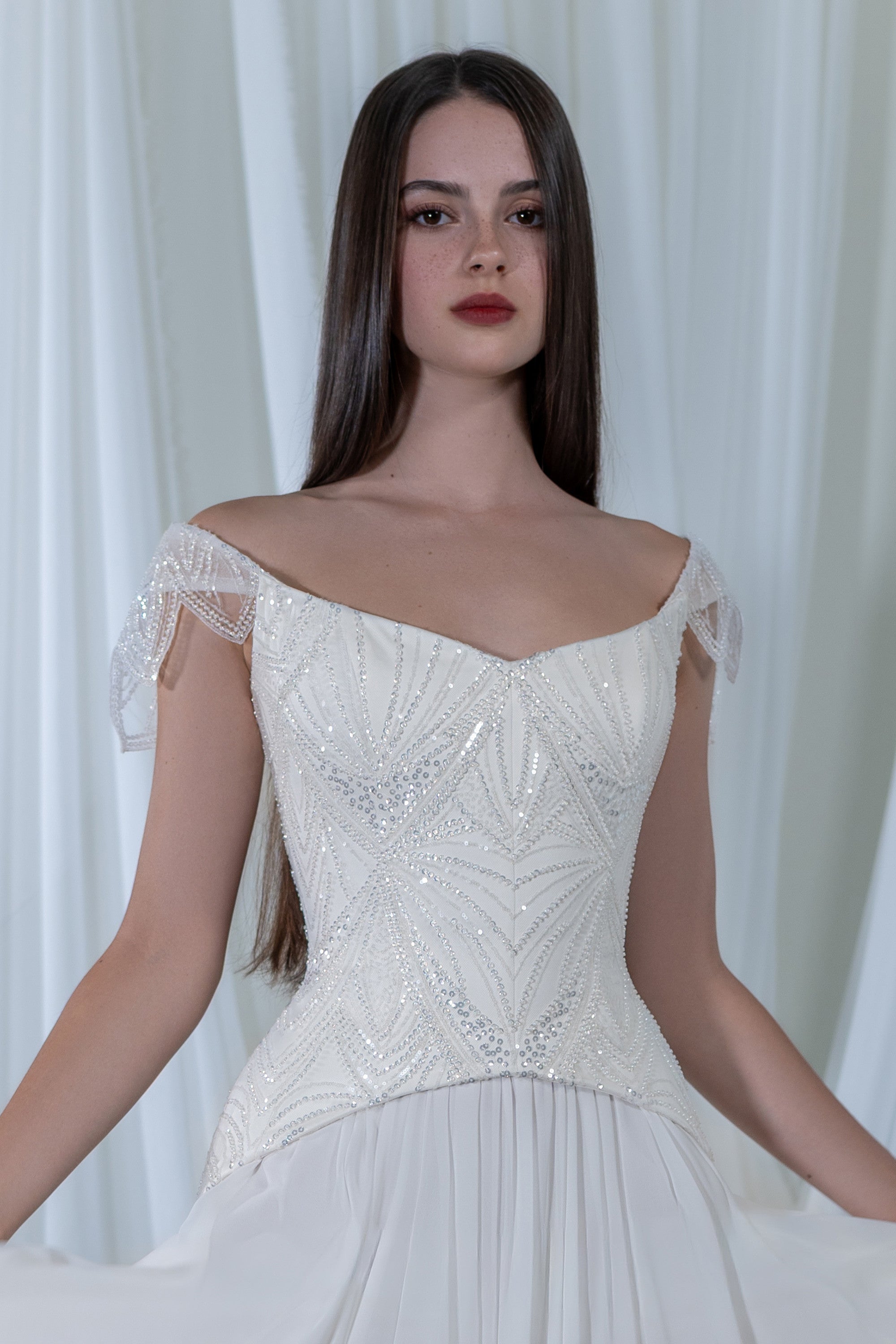 corset insert for wedding dress Strapless Corset Wedding Gown with 3D Floral Appliqus & Detachabl HAREM's Brides