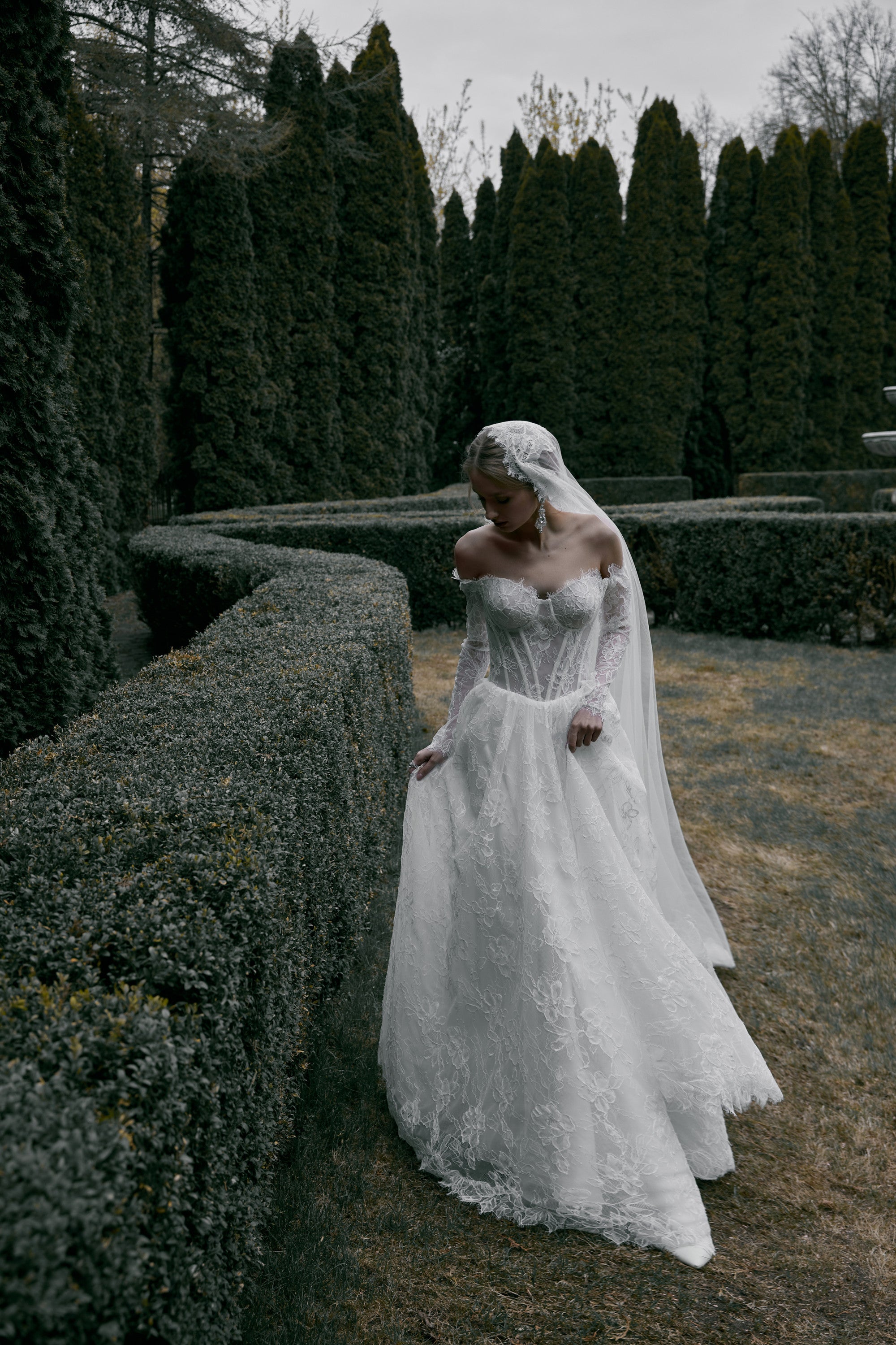 Lace Wedding Dress Eden with Long Sleeves