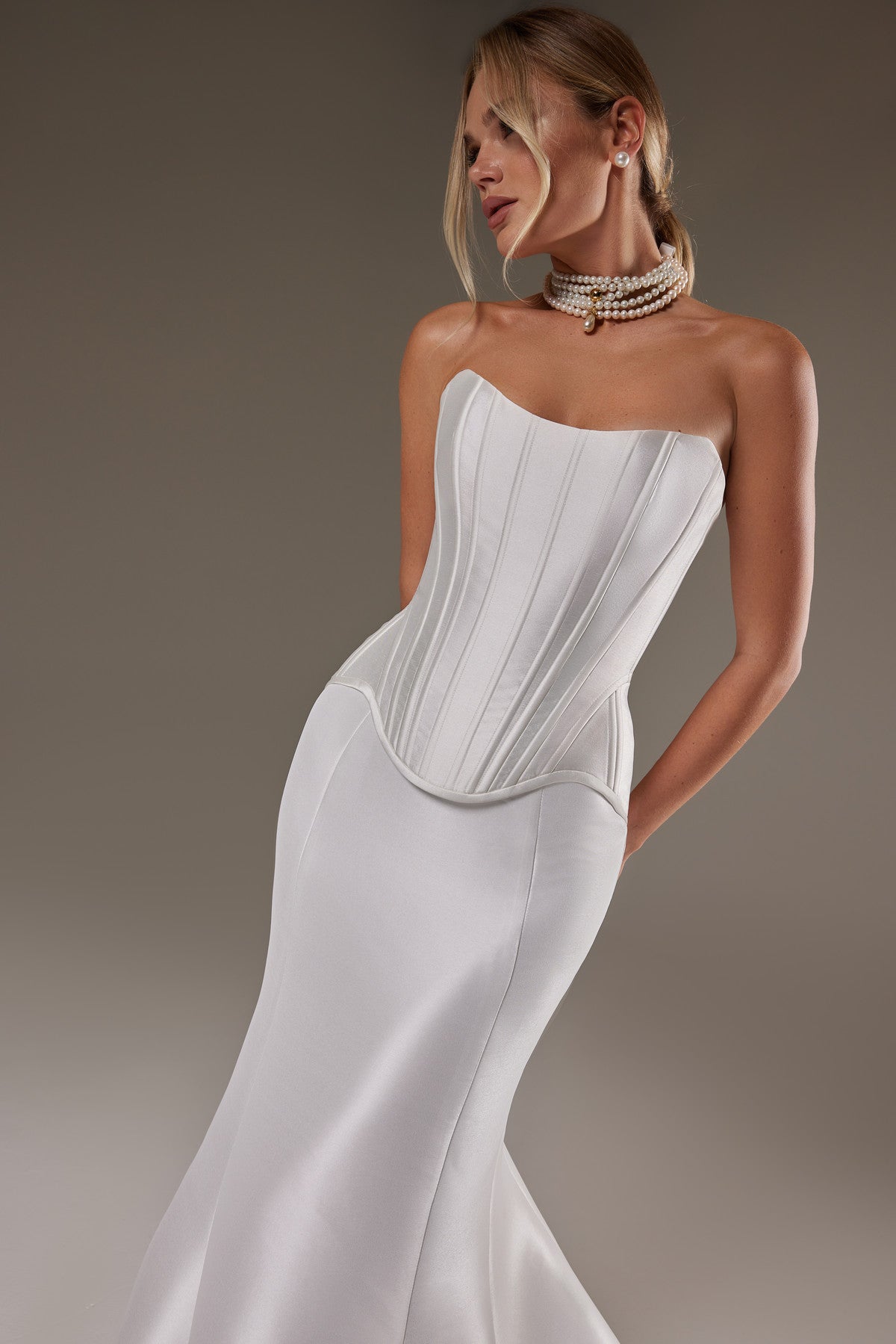 Mikado Drop Waist Corset Priscilla Mikado Drop Waist Corset Priscilla