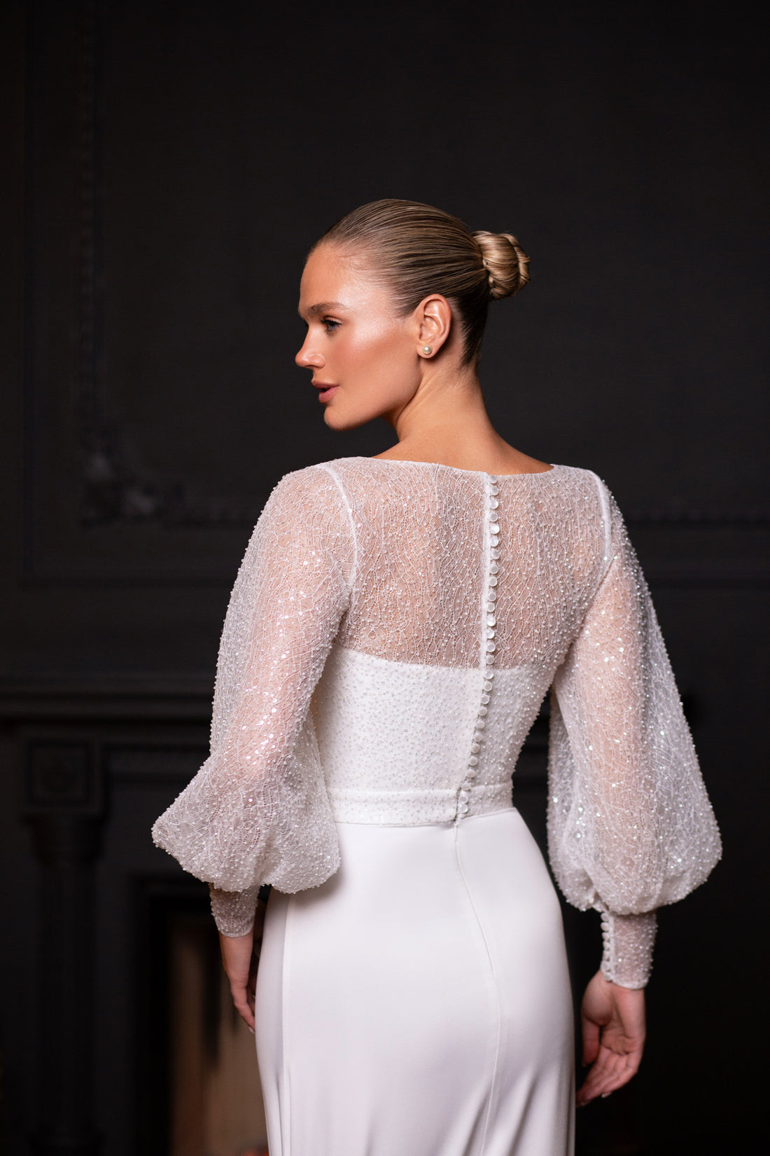 Bishop Sleeve Lace Bolero