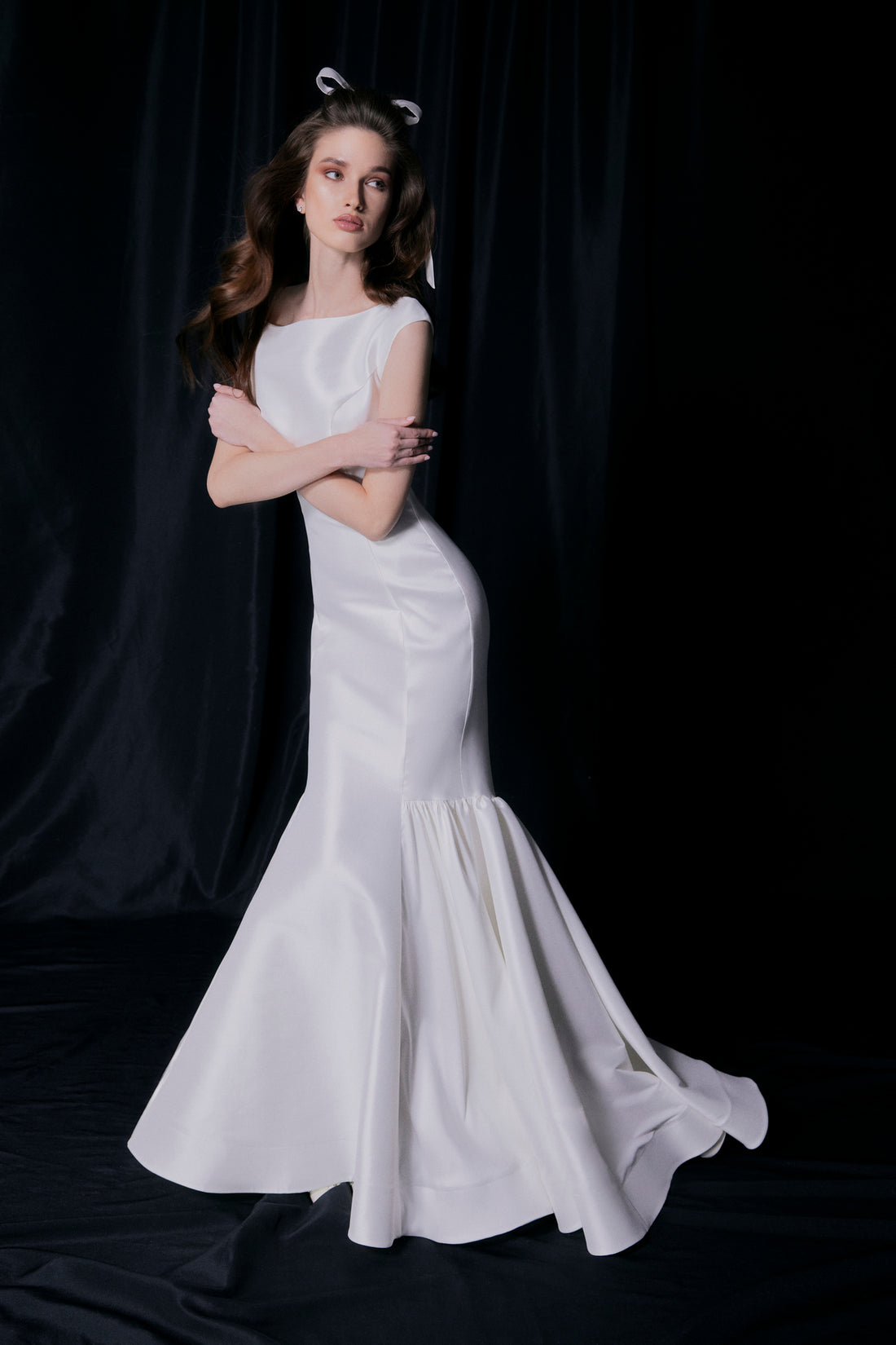 Laconic Mikado Mermaid Wedding Dress Rachel