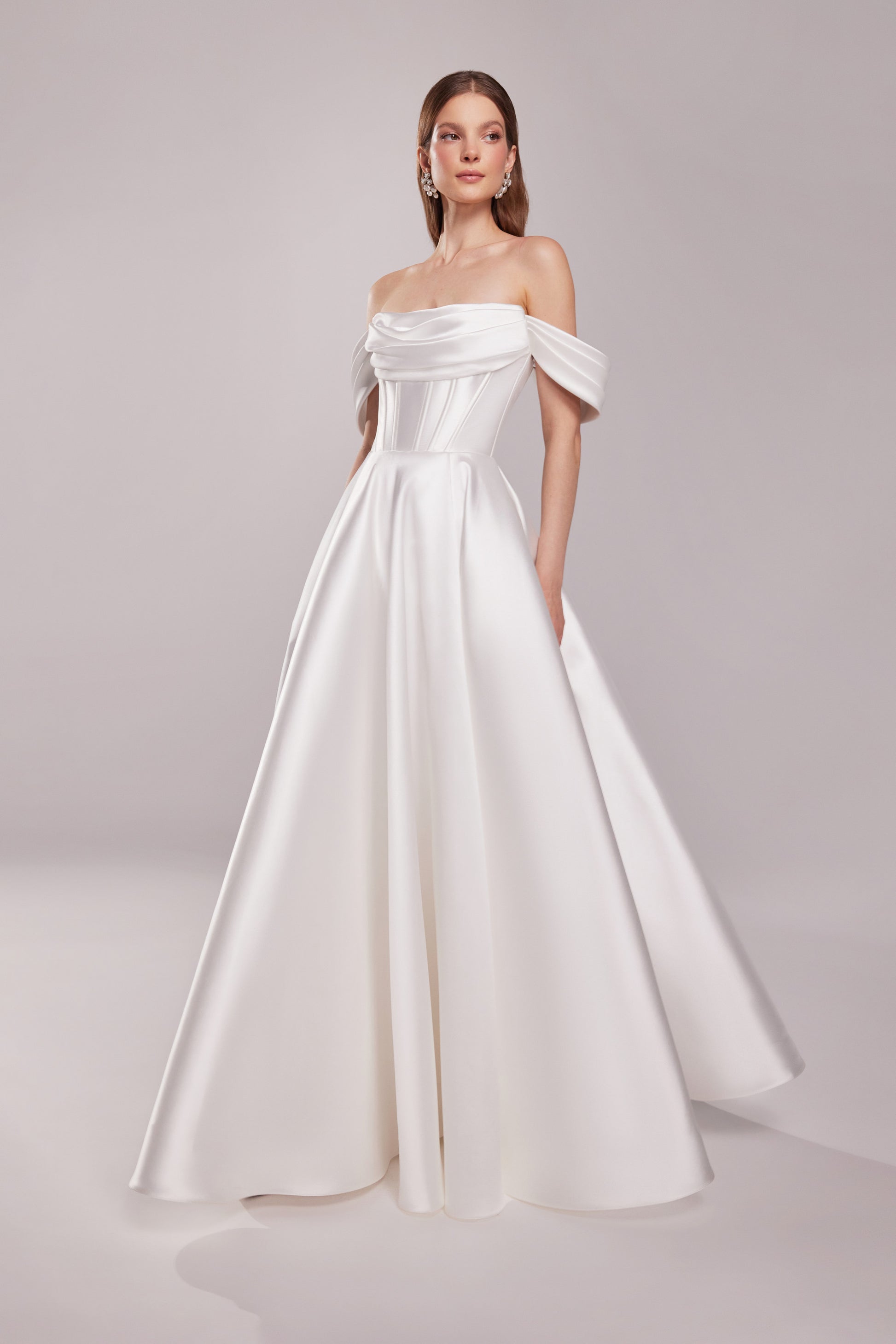 Strapless Mikado Wedding Dress Sunny Strapless Mikado Wedding Dress Sunny