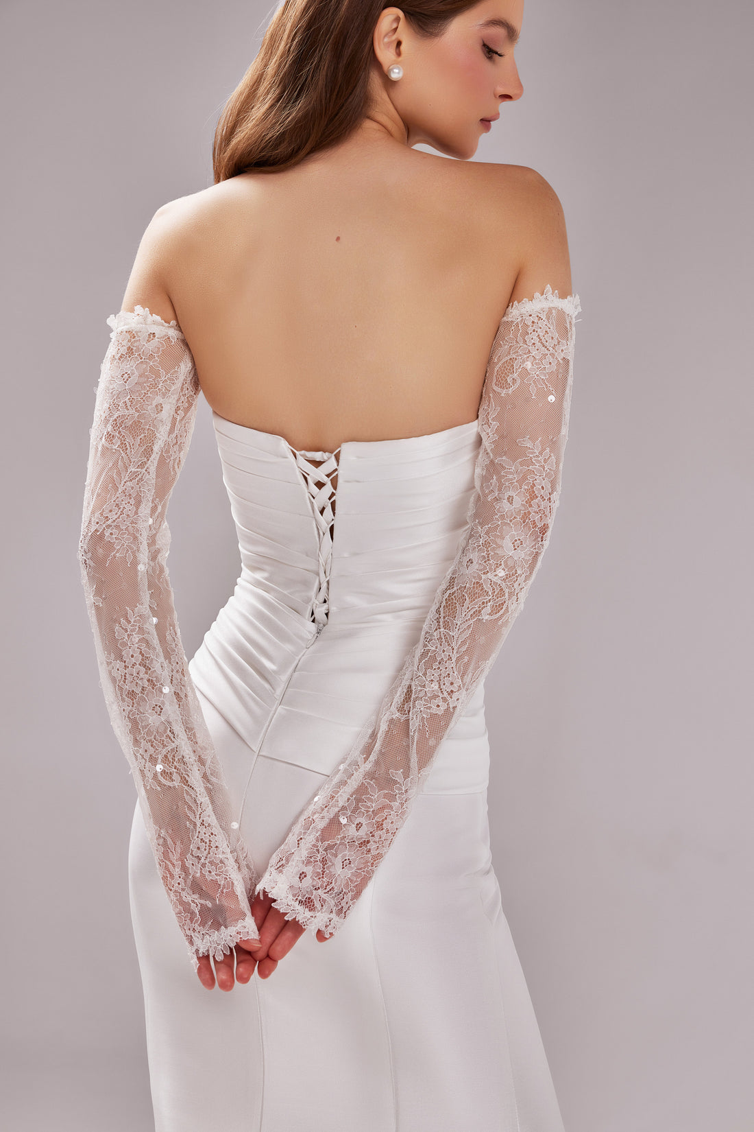 Chantilly Lace Detachable Bridal Sleeves