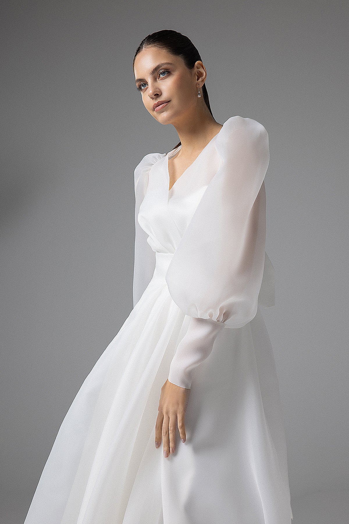 long sleeve cover for wedding dress Arabesque Long Sleeve Lace Wedding Dress Sheath by Claire Pettibone