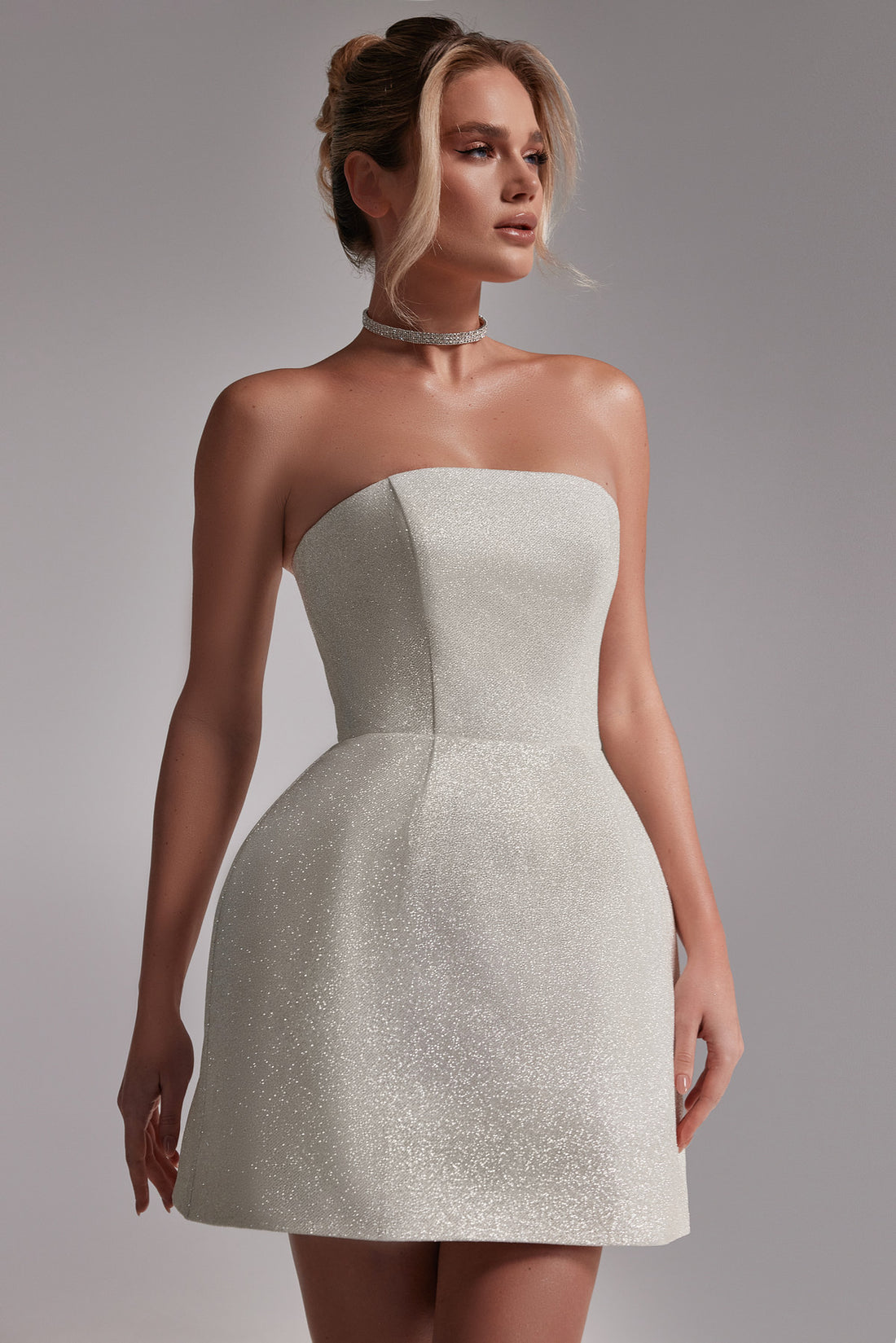 Sparkly Corset Mini Dress Ida