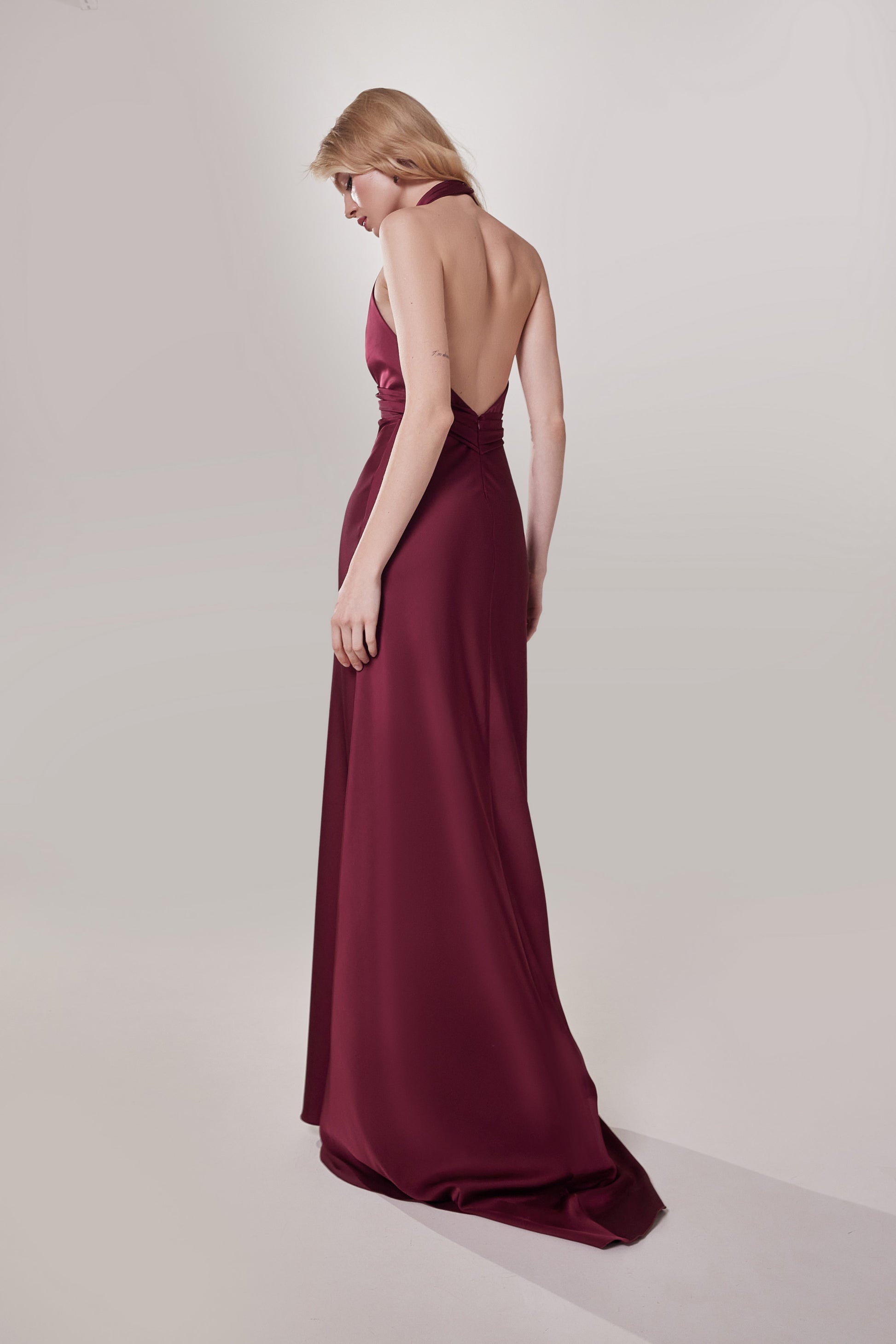 athena women's fit & flare one piece midi dress reviews Elegant Long Satin Reception Dress Athena