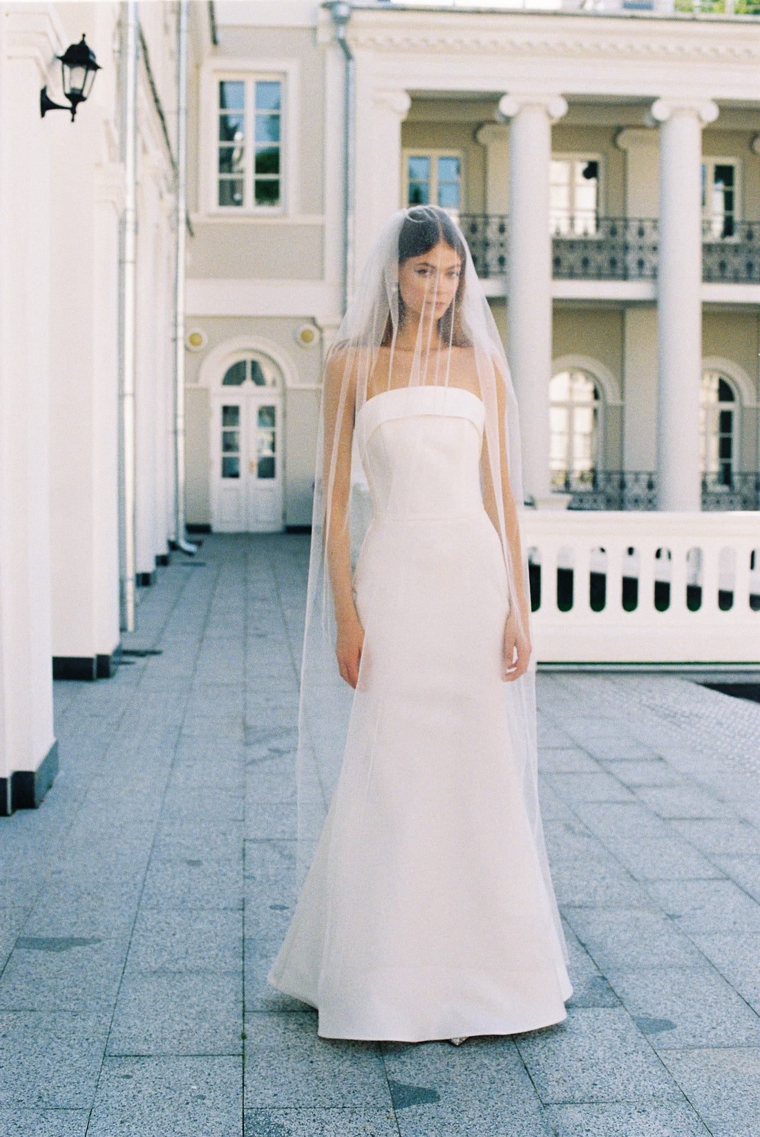 Glitter Tulle Veil