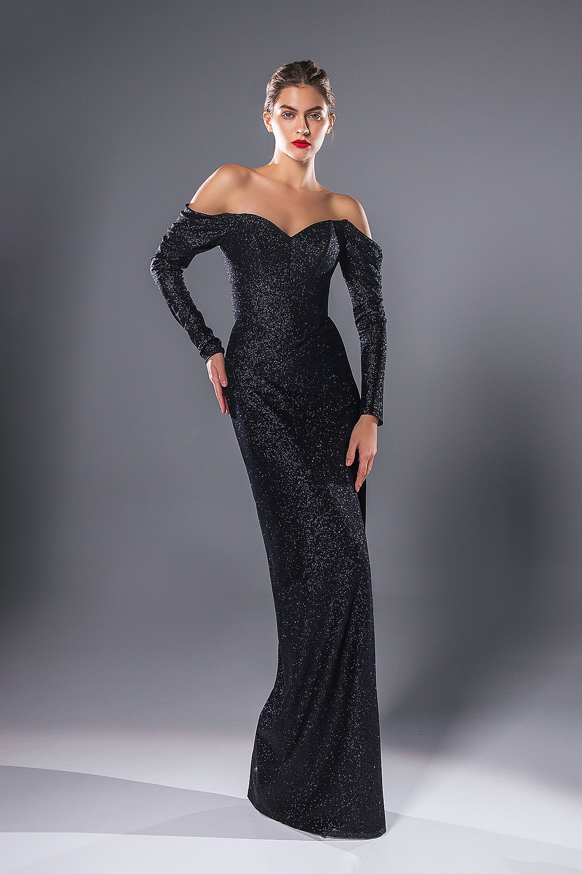 black sexy party dress With Open Shoulders Kathleen 0 US (32 EU) / Rose gold off-the-shoulder prom dresses In order for your DREAM PAIRS Wide Calf Chest Size:44